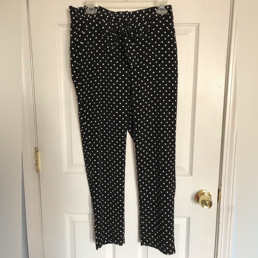 Cynthia Rowley pleated, bow front pants